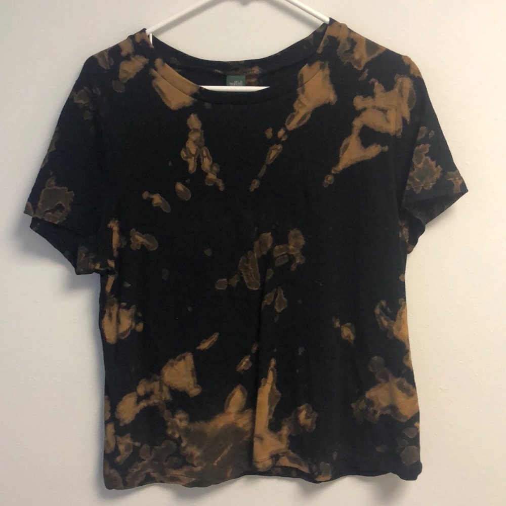 Bleach dyed t shirt